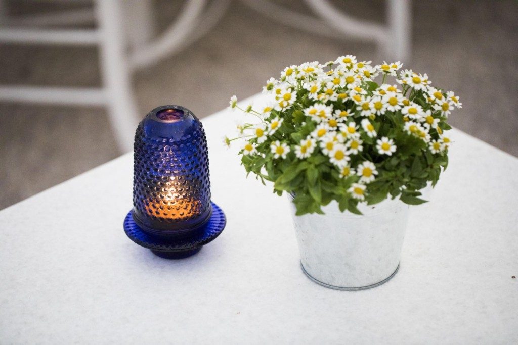 ILIOS blue candle holder - Image 1