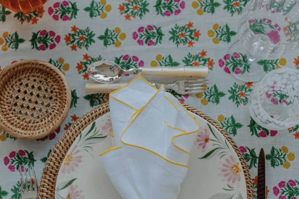 Natural rattan napkin rings - Image 0
