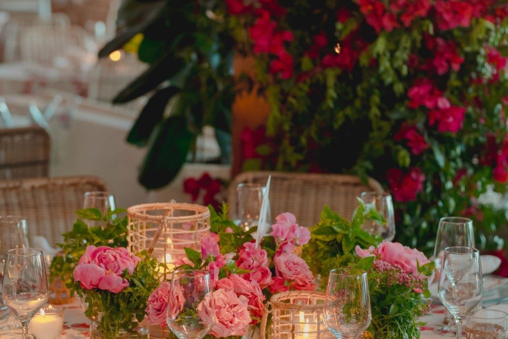 Rattan candleholders - Image 2